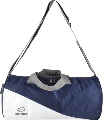 Nice Purse gymbagwhiteblue Duffel Without Wheels