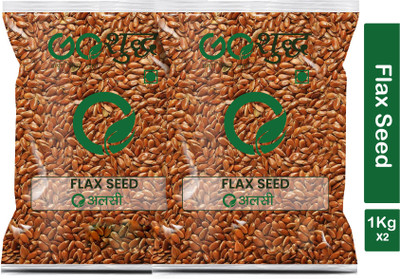 Goshudh Premium Quality Alsi (Flaxseed)-1Kg (Pack Of 2) Brown Flax Seeds(2 x 1000 g)