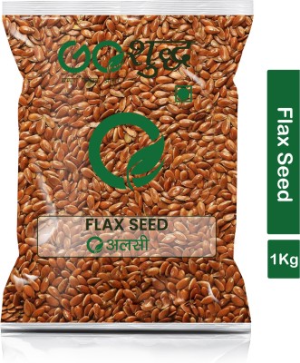 Goshudh Premium Quality Alsi (Flaxseed)-1Kg (Pack Of 1) Brown Flax Seeds(1000 g)