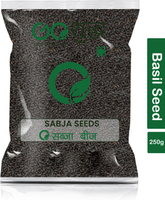 Goshudh Premium Quality Sabja Seeds (Basil)-250gm (Pack Of 1) Basil Seeds(250 g)
