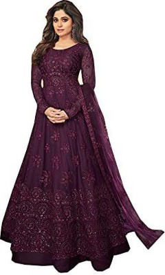 Amreliya Style Anarkali Gown(Purple)