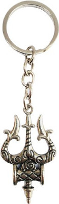 ANAWARIYAS Trishool (Trident) Damru Metal Keychain 11 Key Chain