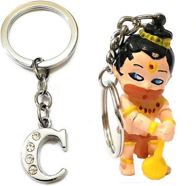 Meeko.com letter C & bali 013b Key Chain