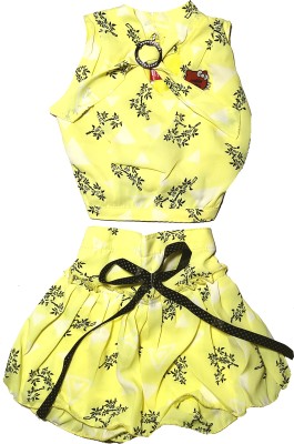 RG Collection Baby Girls Party(Festive) Top Skirt(Yellow)