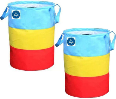Skylii 45 L Multicolor, Multicolor Laundry Bag(Non Woven)