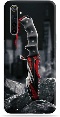 BUGGU Realme 6 Mobile Skin(Ultra Super killer Knife Skin With High Matte Finish., Mobile Skin (Back+Side+Camera))