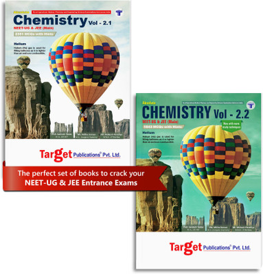 NEET UG / JEE Mains Absolute Chemistry Books Vol 2.1 And 2.2 For Medical & Engineering Entrance Exam | Chapterwise Solved MCQs | Topicwise Tests| 2 Books(Paperback, Content Team at Target Publications)