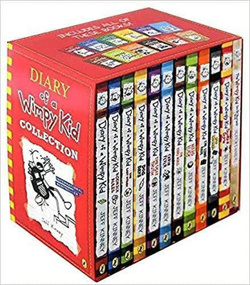 Diary Of A Wimpy Kid - Box Of Books (Books 1 - 12 + DIY Book)(Paperback, Jeff Kinney)