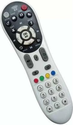 V4 Gadgets V4 Compatible Videocon d2h Set Top Box  RF Remote Control Remote Controller(black-white)
