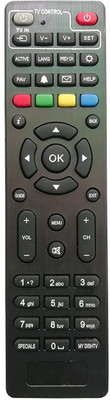 LipiWorld Dish TV Set Top Box Compatible for  Settup Box Dish TV DTH Remote Controller(Black)