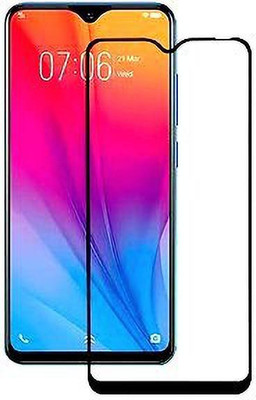 slaky Edge To Edge Tempered Glass for Vivo Y3s 2021(Pack of 1)