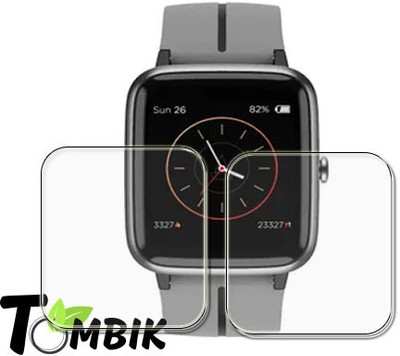 tombik Impossible Screen Guard for boAt Watch Xplorer O2 Smartwatch(Pack of 2)