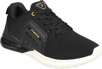 Abros Running Shoes For Men(Black , 8)