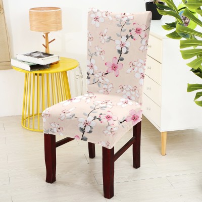 DECORIAN Polycotton Floral Chair Cover(Multicolor Pack of 1)