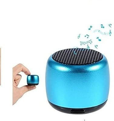 Techobucks Super Bass Sound High Quality Small body Big sound smart speaker 5 W Bluetooth Speaker(Blue, Stereo Channel)