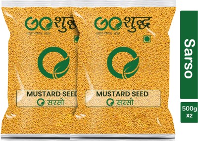 Goshudh Premium Quality Sarson (Mustard Seeds)-500gm (Pack Of 2)(2 x 500 g)