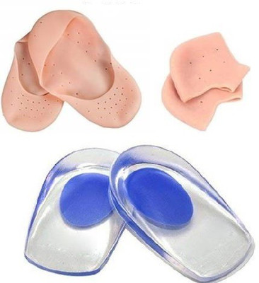 The Moon Impex Silicon Heel Protector,Anti Crack Full Length, Heel Support (3 Pair) Heel Support