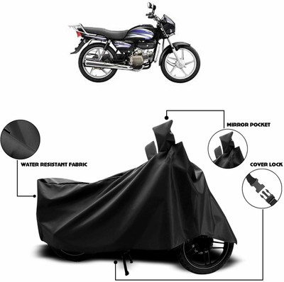 KEDIT Two Wheeler Cover for Hero(Splendor Pro, Black)