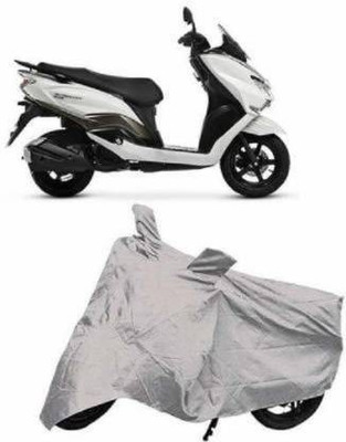 Newlo Two Wheeler Cover for Suzuki(Scooty, Silver)