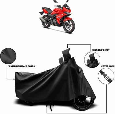 KEDIT Two Wheeler Cover for Hero(Xtreme, Black)