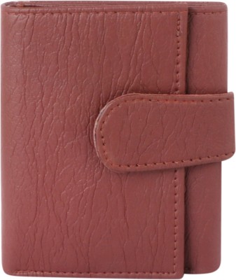 WALLETO Men Casual Tan Artificial Leather Card Holder(8 Card Slots)