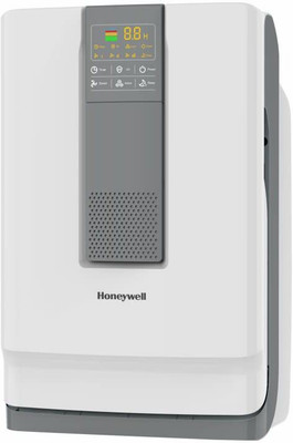 Honeywell Air Touch V4 Air Purifier with H13 HEPA, Anti-Bacterial Filter, UV-C LED & Ionizer Portable Room Air Purifier (White)