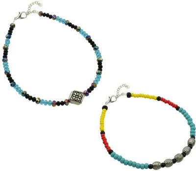 HIGH TRENDZ Alloy Anklet(Pack of 2)