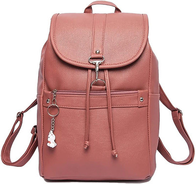 Alina Backpack Girls Backpack for Travel/School /Tution (Pink) (Pink) 10 L Backpack(Brown)
