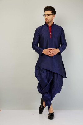 LEMONX Men Kurta Dhoti Pant Set