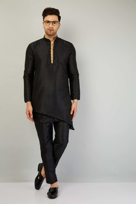 LEMONX Men Kurta Dhoti Pant Set
