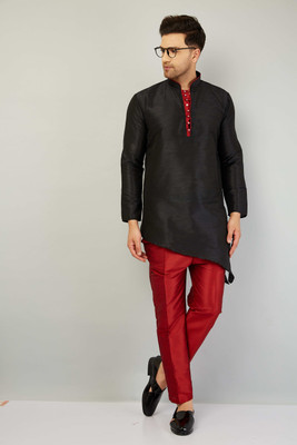 LEMONX Men Kurta Dhoti Pant Set