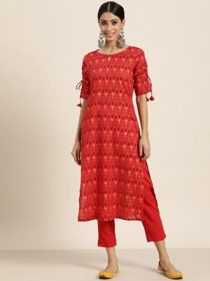 Sangria Women Kurta Pant Set