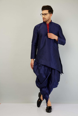 LEMONX Men Kurta Dhoti Pant Set