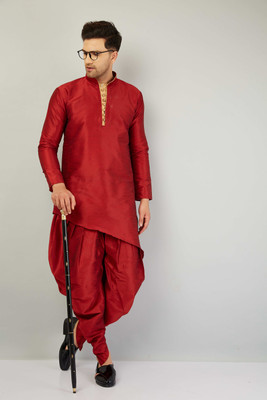 LEMONX Men Kurta Dhoti Pant Set