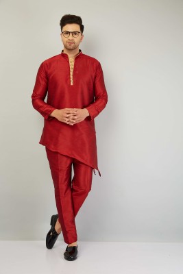 LEMONX Men Kurta Dhoti Pant Set