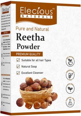 Elecious Pure Reetha Shell Powder for Hair(200 g)