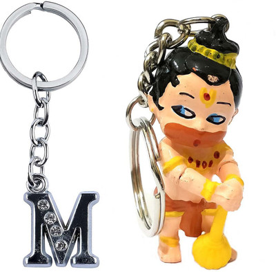 Meeko.com letter M & chota bali 04d Key Chain