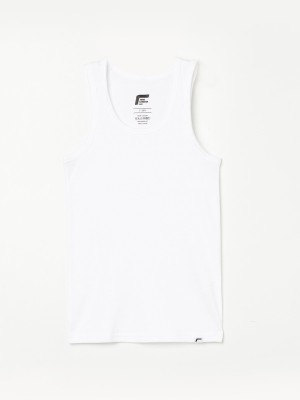 Fame Forever by Lifestyle Vest For Boys Cotton Blend(White, Pack of 1)