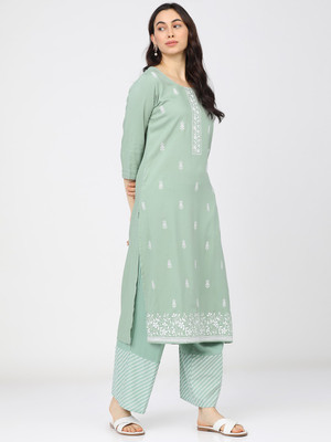 Vishudh Women Kurta Palazzo Set