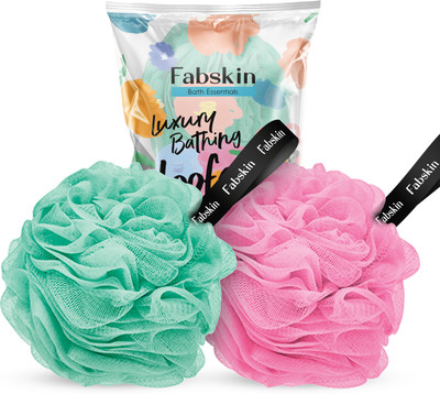 Fabskin Loofah(Pack of 2, Multicolor)