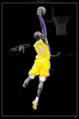 Kobe Bryant Matte Finish Poster Paper Print(12 inch X 18 inch, 12 x 18 Inch Unframed)