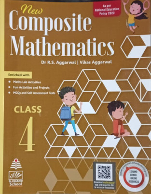 New Composite Mathematics Class 4 For (2022-2023) Examination(Paperback, Dr. R.S Aggarwal, Vikas Aggarwal)