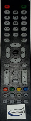Kishore Traders Compatible Remote Control for Eyone / VU Smart Andriod Led Tv Eyone, VU Remote Controller(Black)