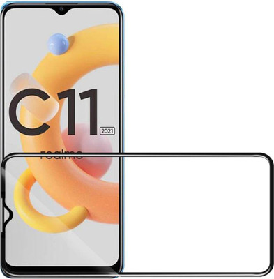GORILLA PRO Edge To Edge Tempered Glass for Realme C11 2021, C11 2021, Reame C11(Pack of -1)