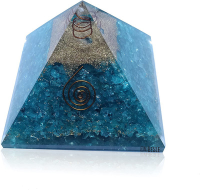 VIBESLE Decorative Showpiece  -  10 cm(Stone, Blue)