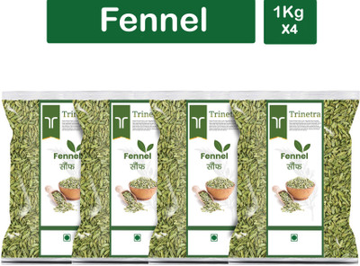 Trinetra Premium Quality Saunf (Fennel Seeds)-1Kg (Pack Of 4)(4 x 1000 g)