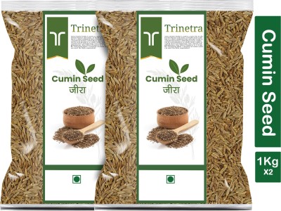 Trinetra Premium Quality Jeera (Cumin Seeds)-1Kg (Pack Of 2)(2 x 1000 g)