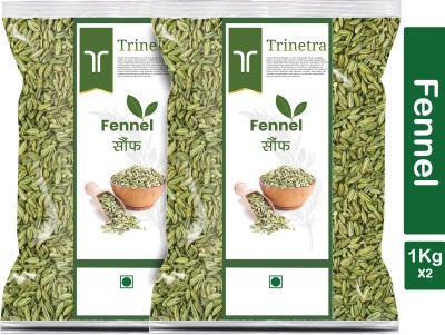 Trinetra Premium Quality Saunf (Fennel Seeds)-1Kg (Pack Of 2)(2 x 1000 g)