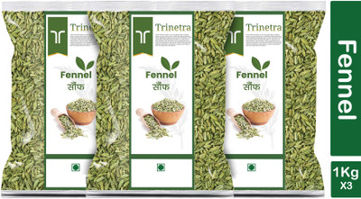 Trinetra Premium Quality Saunf (Fennel Seeds)-1Kg (Pack Of 3)(3 x 1000 g)
