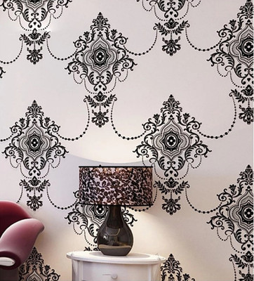 Aaradhya Collection Reusable DIY Designer PVC Wall Stencil Painting for Home Decoration (Equalized Chandelier Pattern, 16 x 24 inches) B5920 Wall Stencil Stencil(Pack of 1, Designer Pattern)